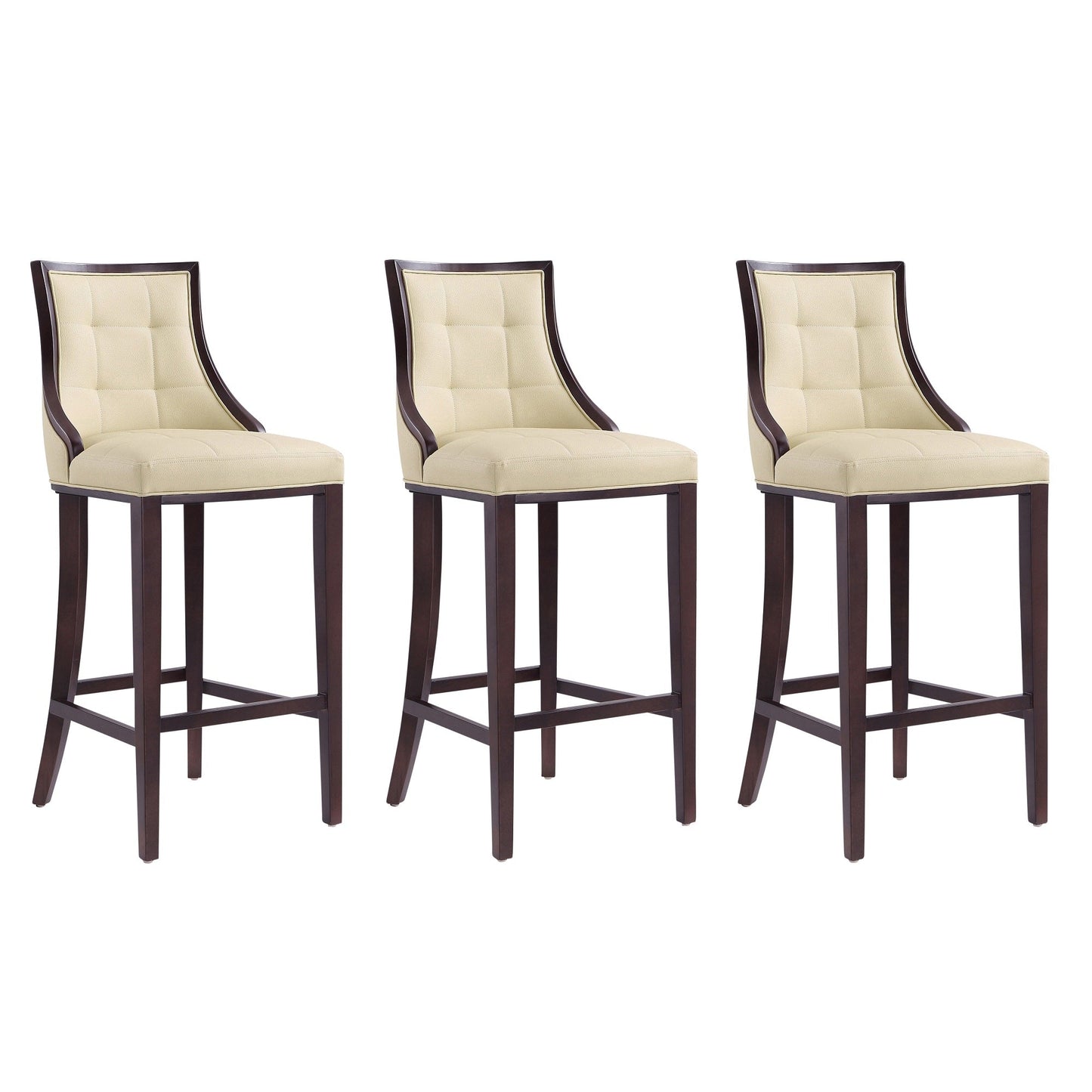 Manhattan Comfort Fifth Avenue Bar Stool - Set of 3