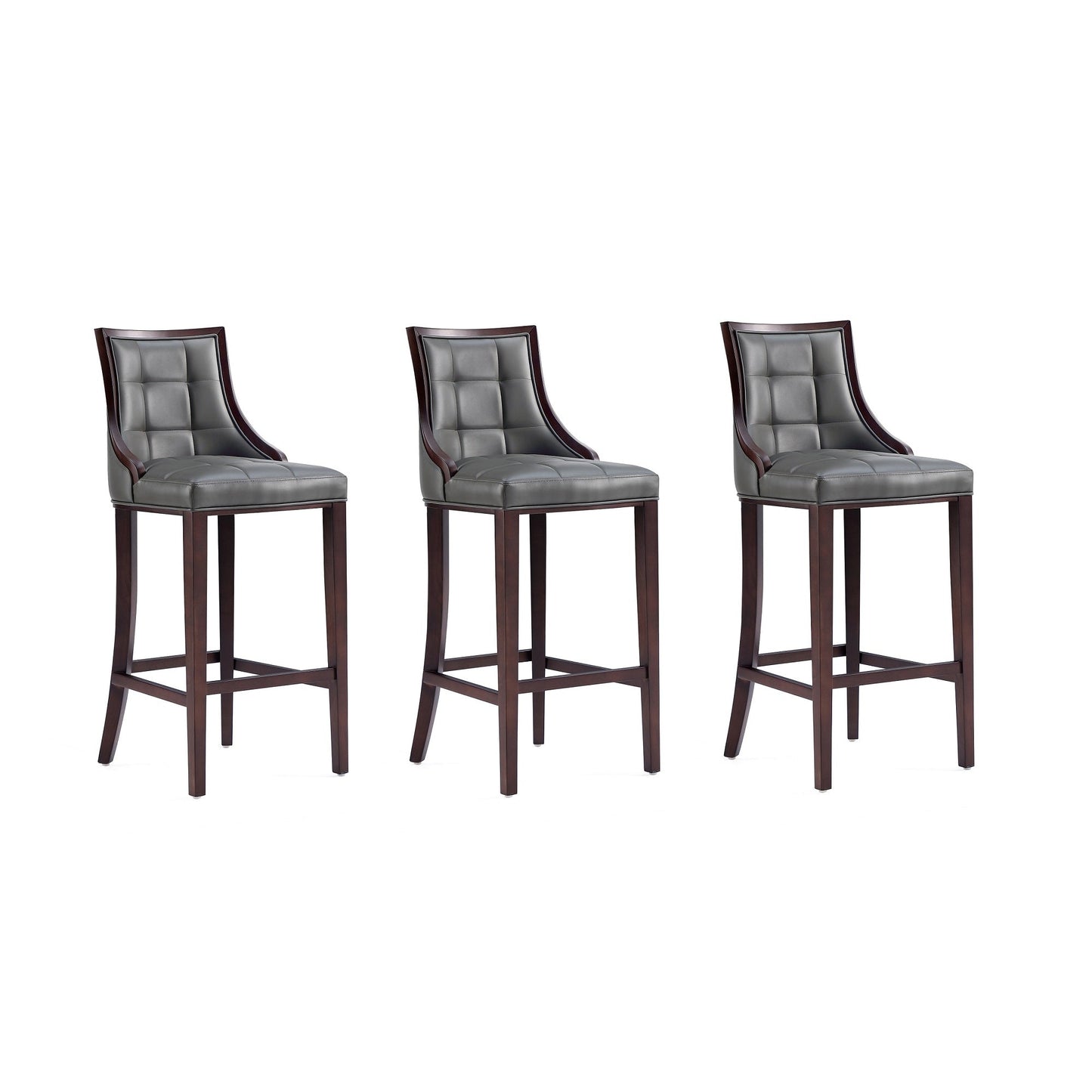 Manhattan Comfort Fifth Avenue Bar Stool - Set of 3