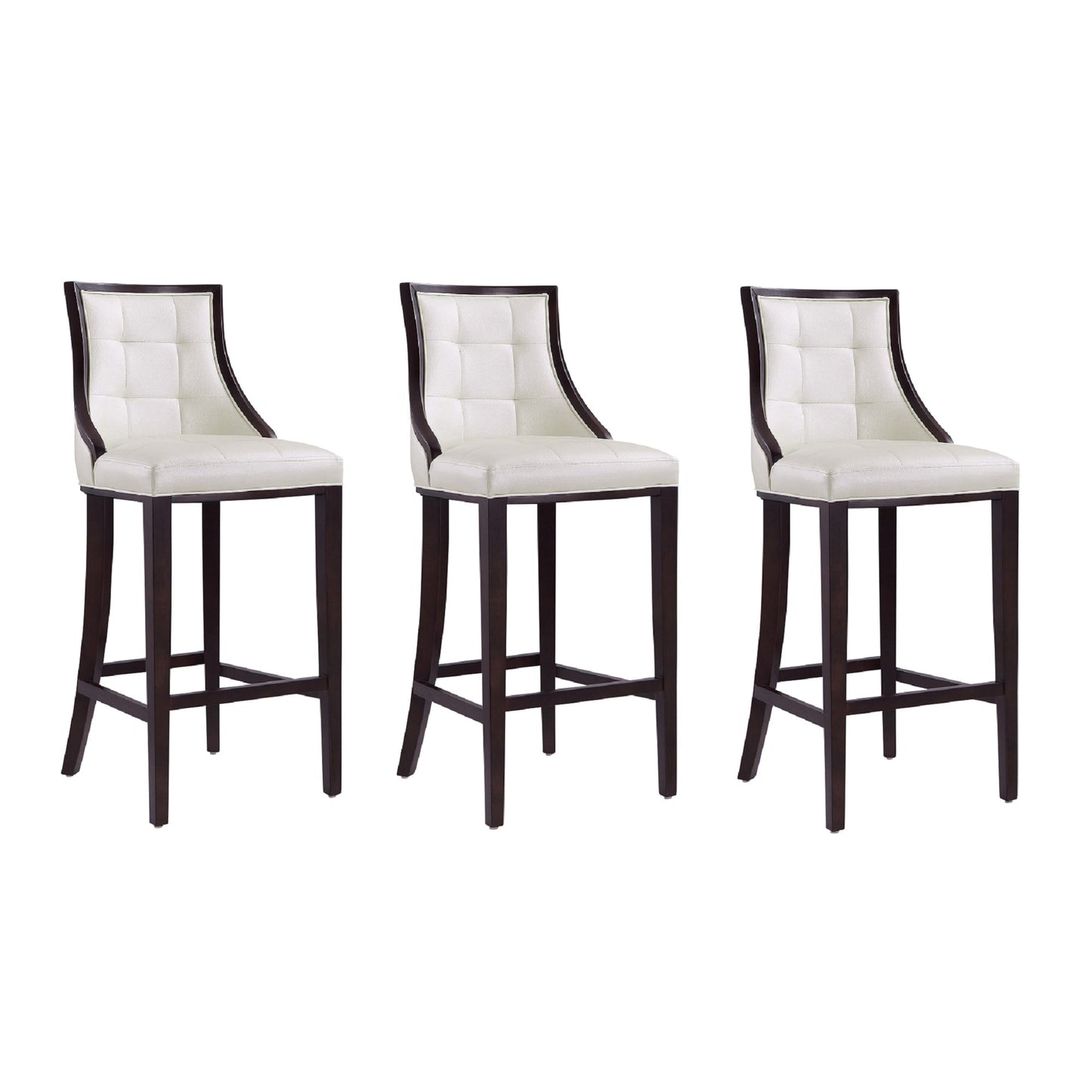Manhattan Comfort Fifth Avenue Bar Stool - Set of 3