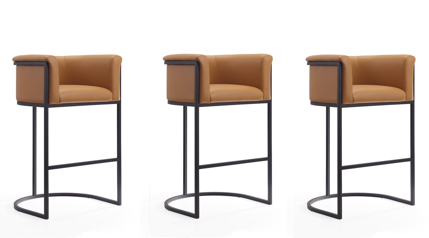 Manhattan Comfort Cosmopolitan Bar Stool - Set of 3