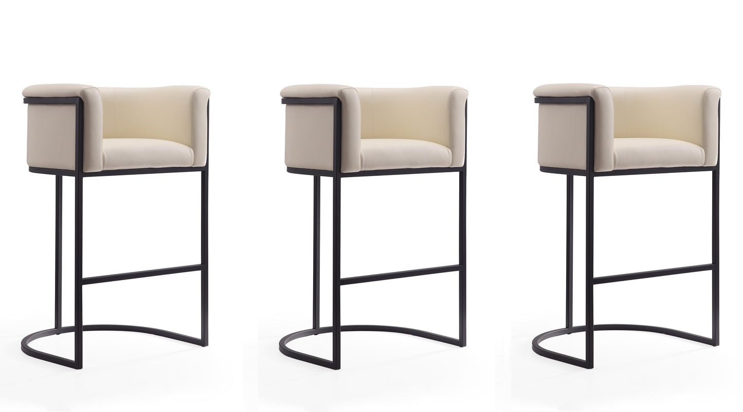 Manhattan Comfort Cosmopolitan Bar Stool - Set of 3