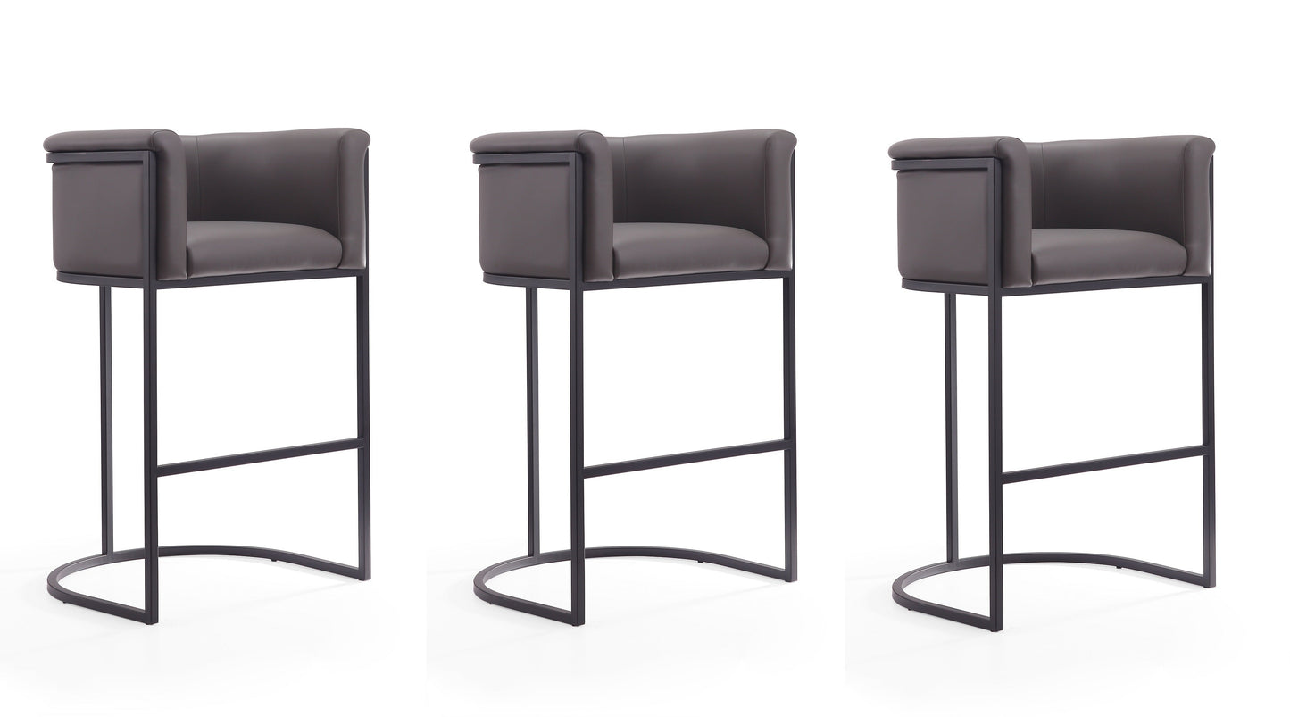 Manhattan Comfort Cosmopolitan Bar Stool - Set of 3