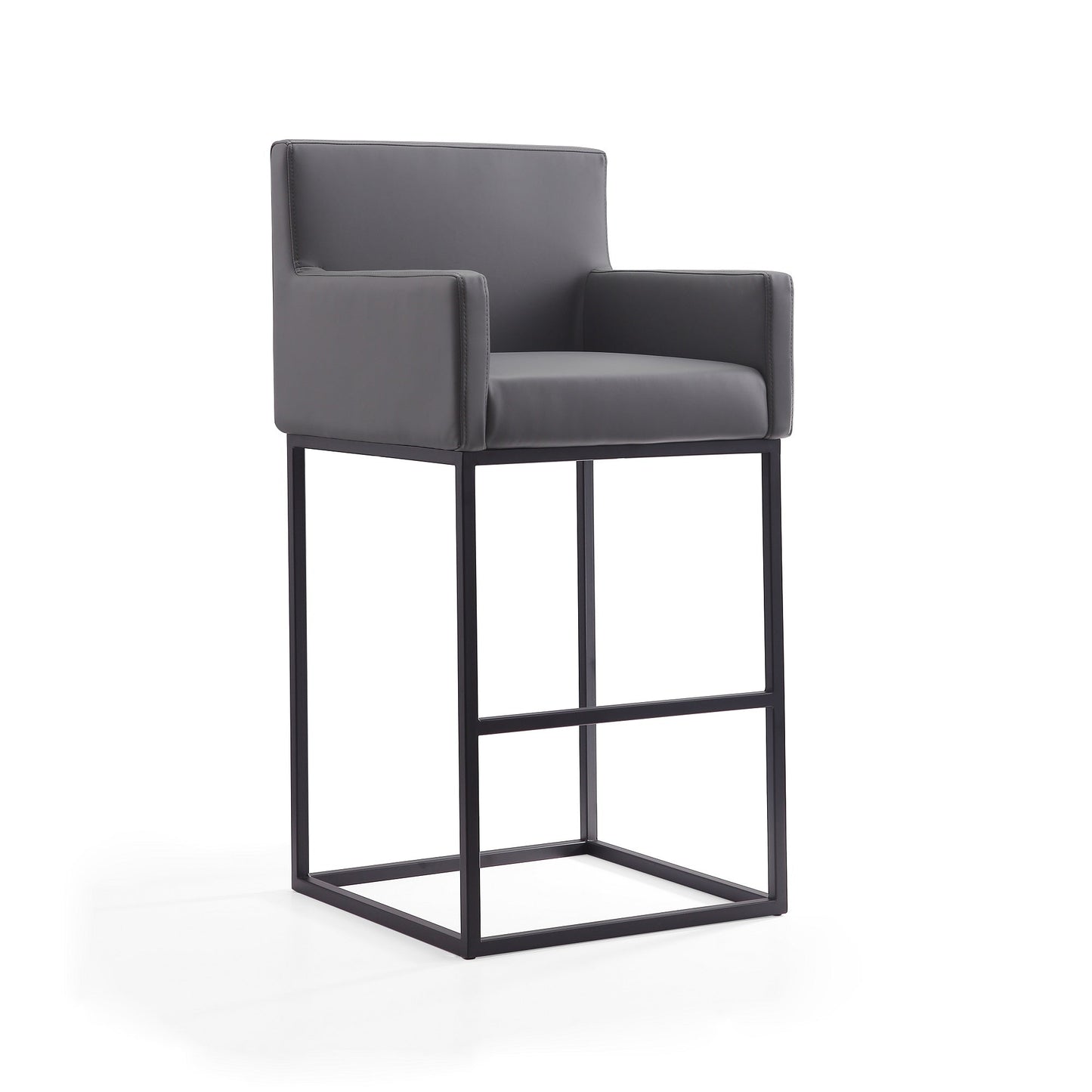 Manhattan Comfort Ambassador Bar Stool - Set of 3