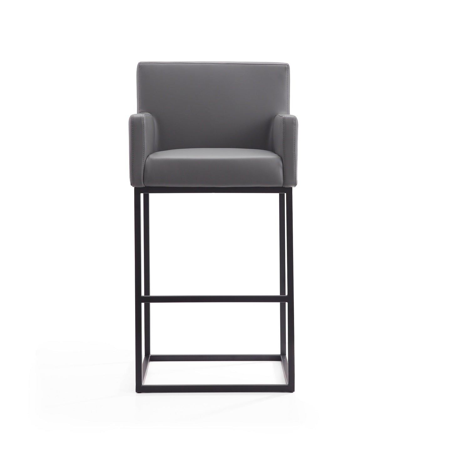 Manhattan Comfort Ambassador Bar Stool - Set of 3