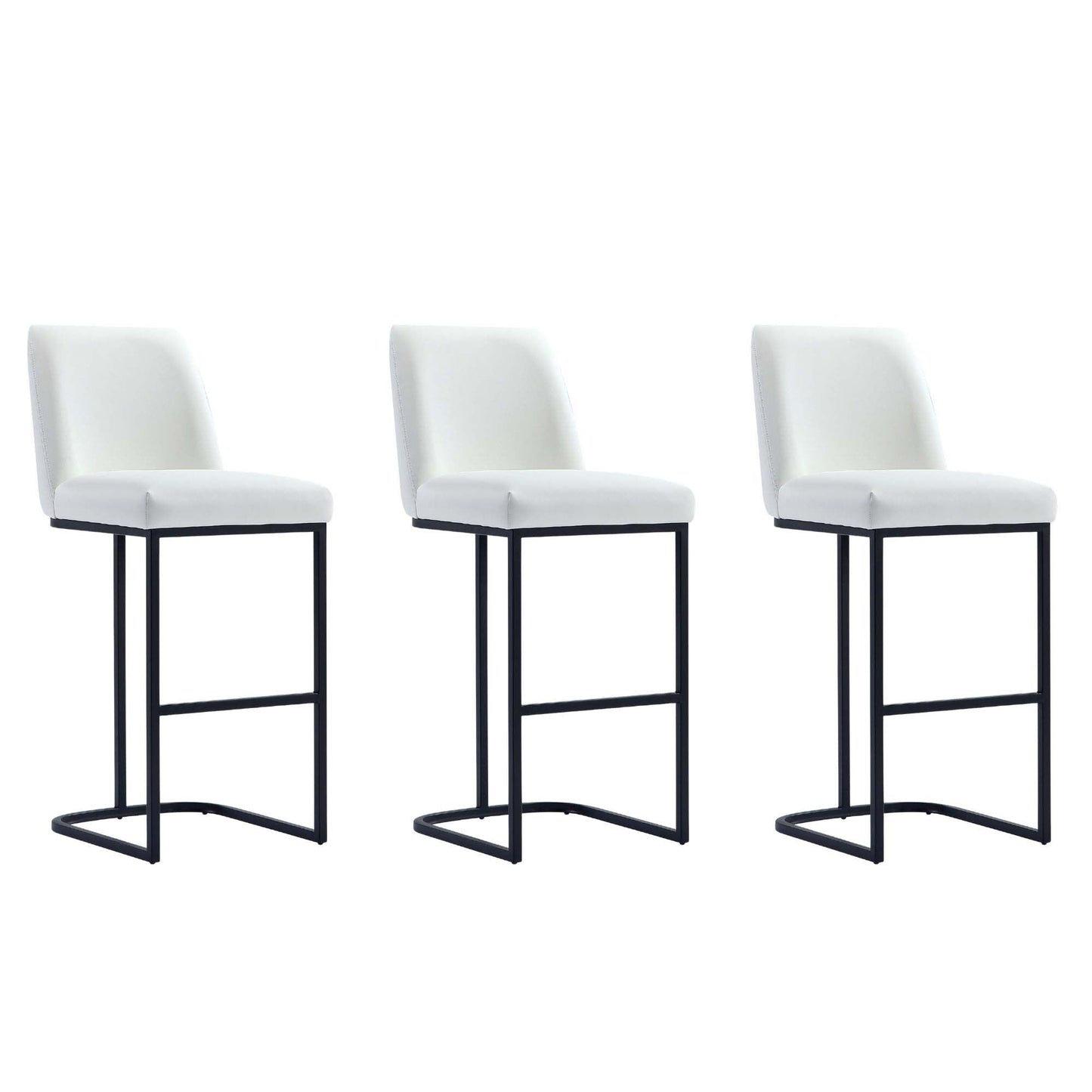 Manhattan Comfort Serena Barstool - Set of 3