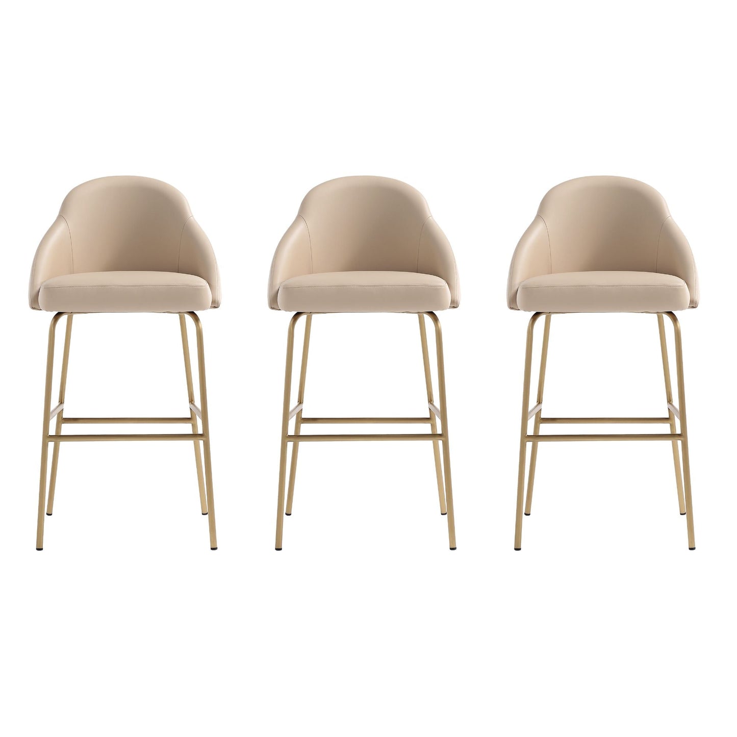 Manhattan Comfort Gracie Barstool - Set of 3