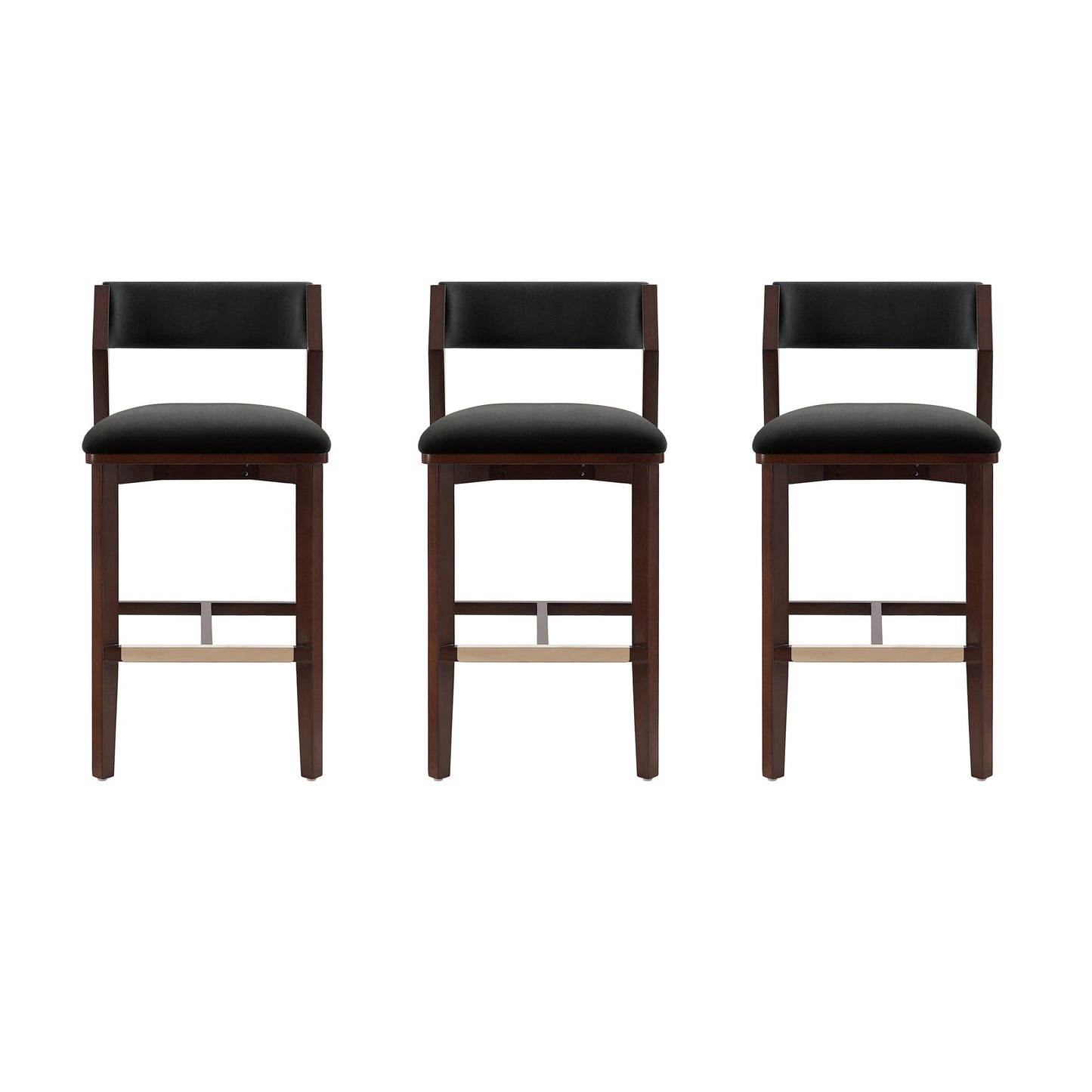 Manhattan Comfort Patricia Barstool - Set of 3