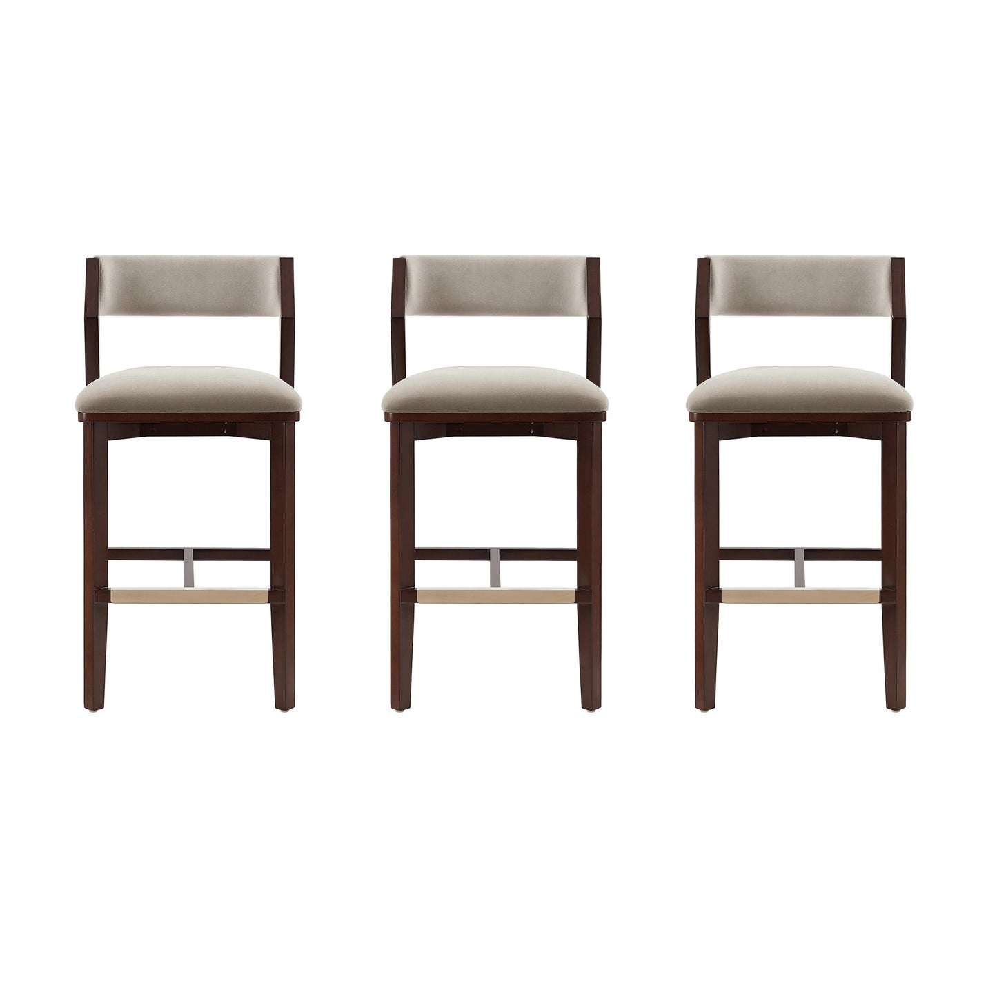 Manhattan Comfort Patricia Barstool - Set of 3