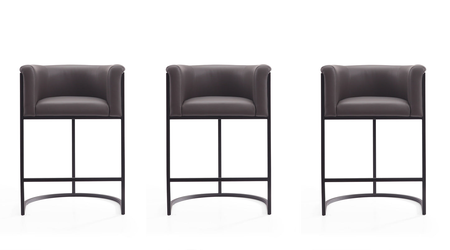 Manhattan Comfort Cosmopolitan Counter Stool - Set of 3
