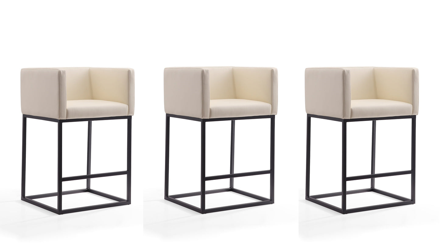 Manhattan Comfort Embassy Counter Stool - Set of 3