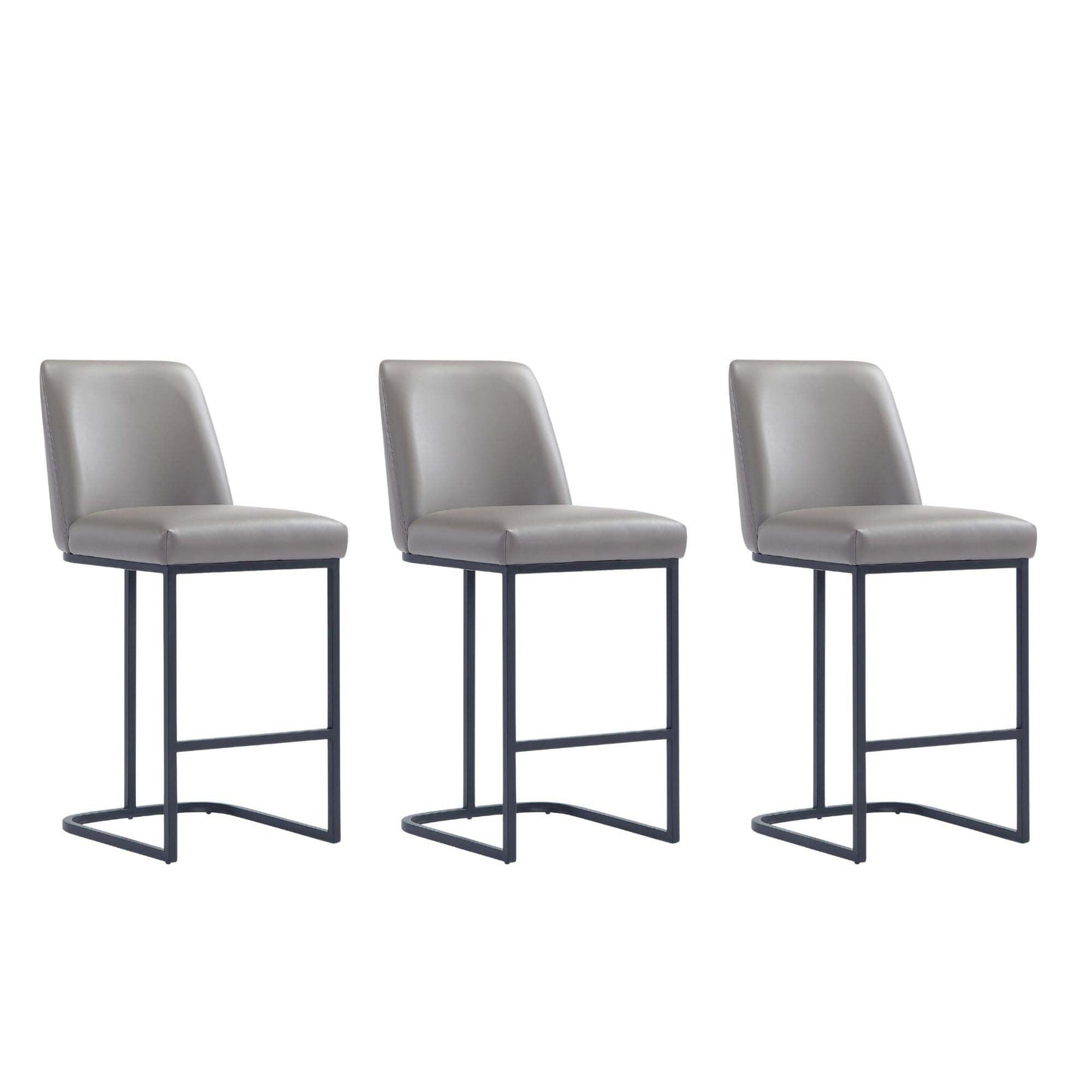 Manhattan Comfort Serena Counter Stool - Set of 3