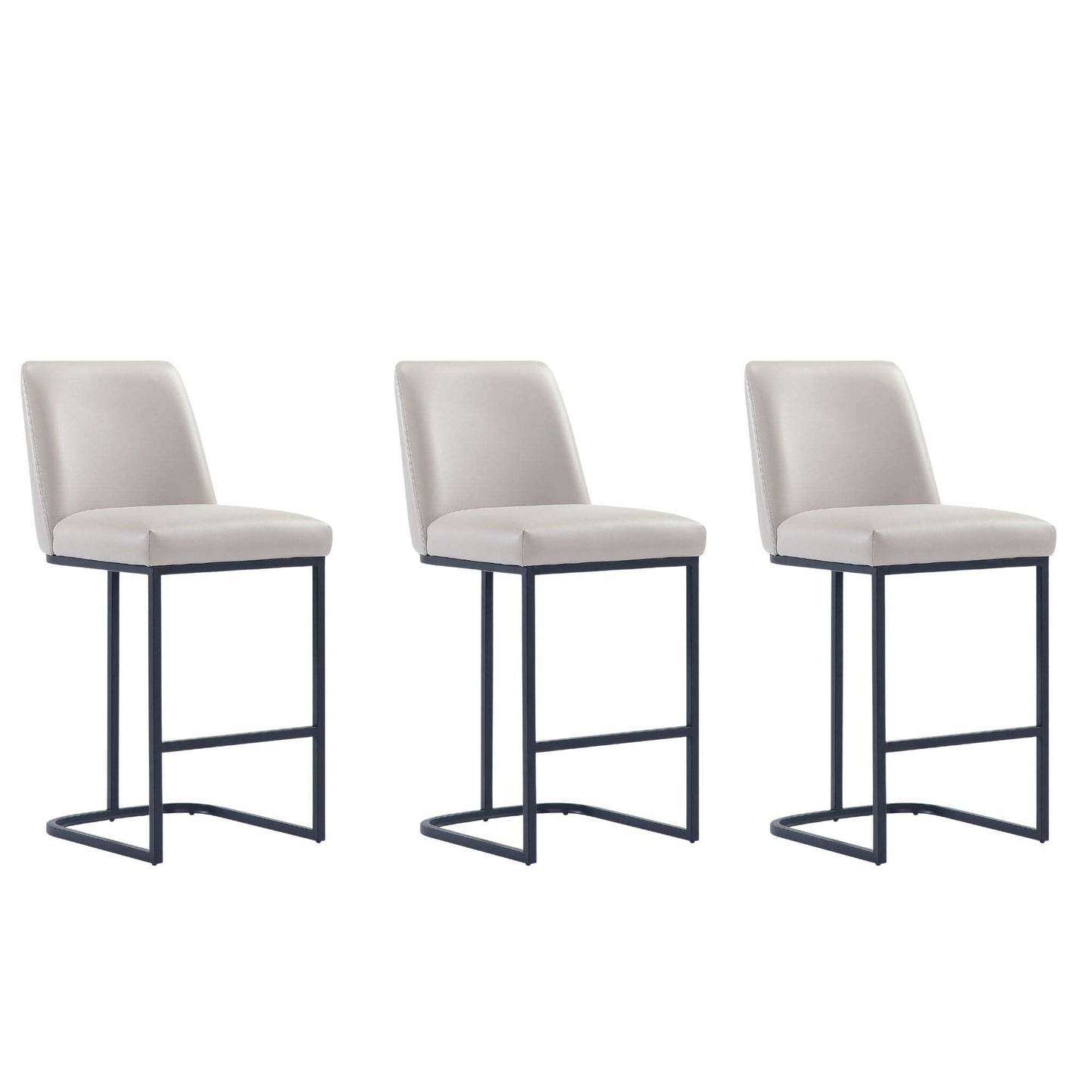 Manhattan Comfort Serena Counter Stool - Set of 3