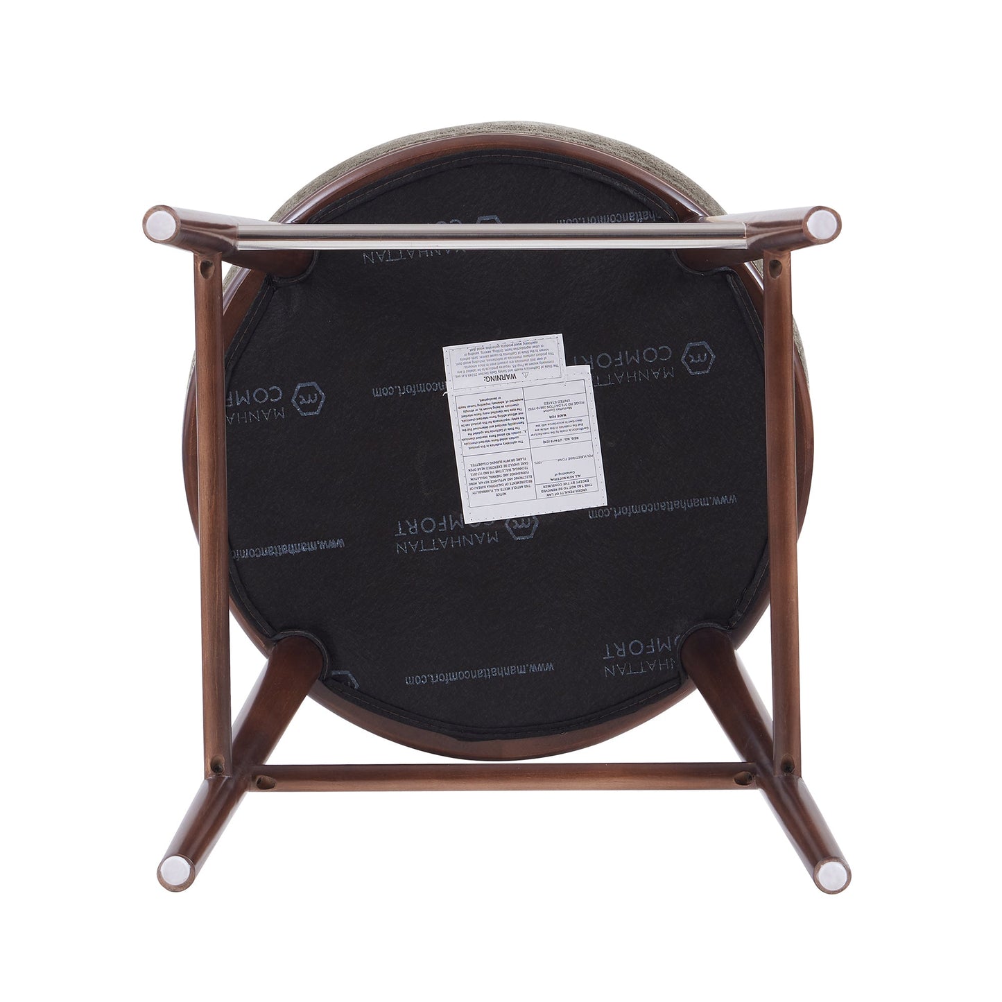 Manhattan Comfort Evalyn Counter Stool - Set of 3