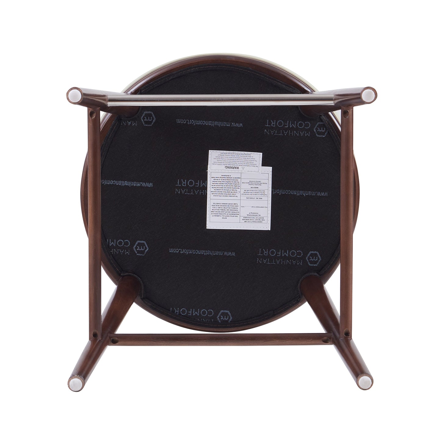 Manhattan Comfort Evalyn Counter Stool - Set of 3