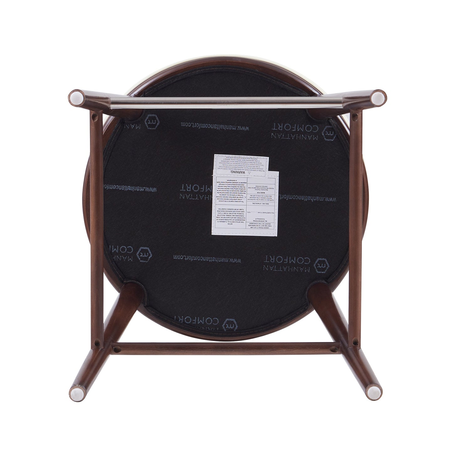 Manhattan Comfort Evalyn Counter Stool - Set of 3