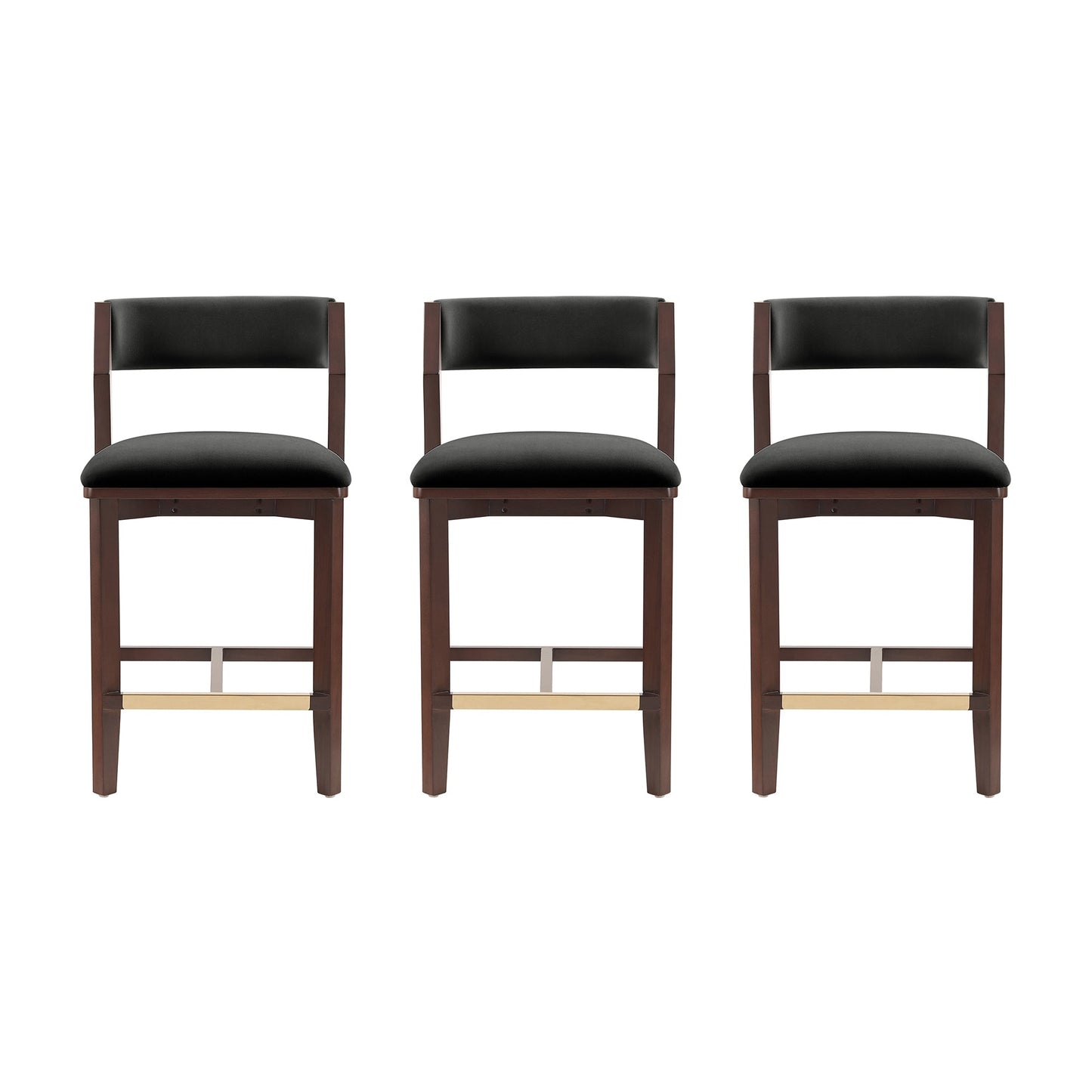 Manhattan Comfort Patricia Counter Stool - Set of 3