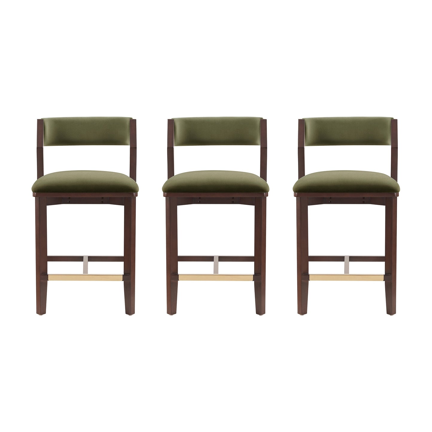 Manhattan Comfort Patricia Counter Stool - Set of 3