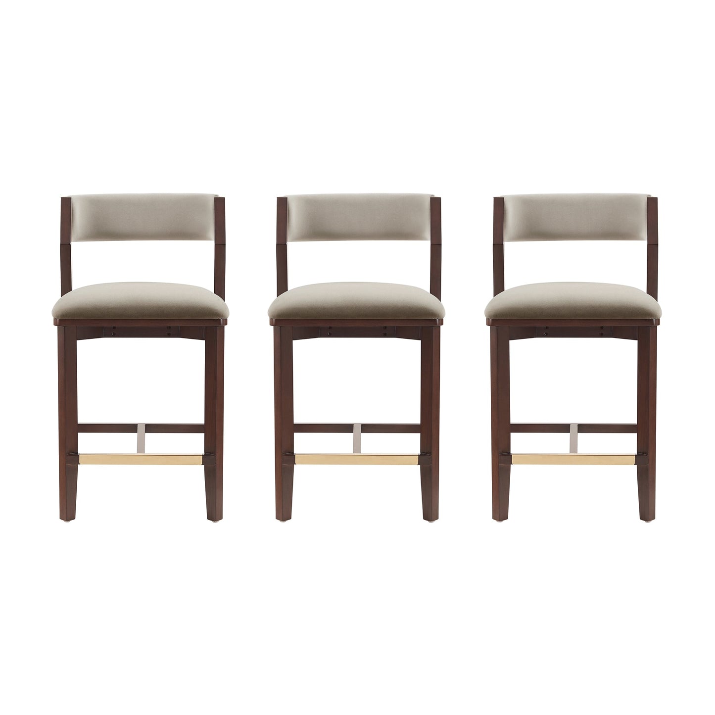 Manhattan Comfort Patricia Counter Stool - Set of 3