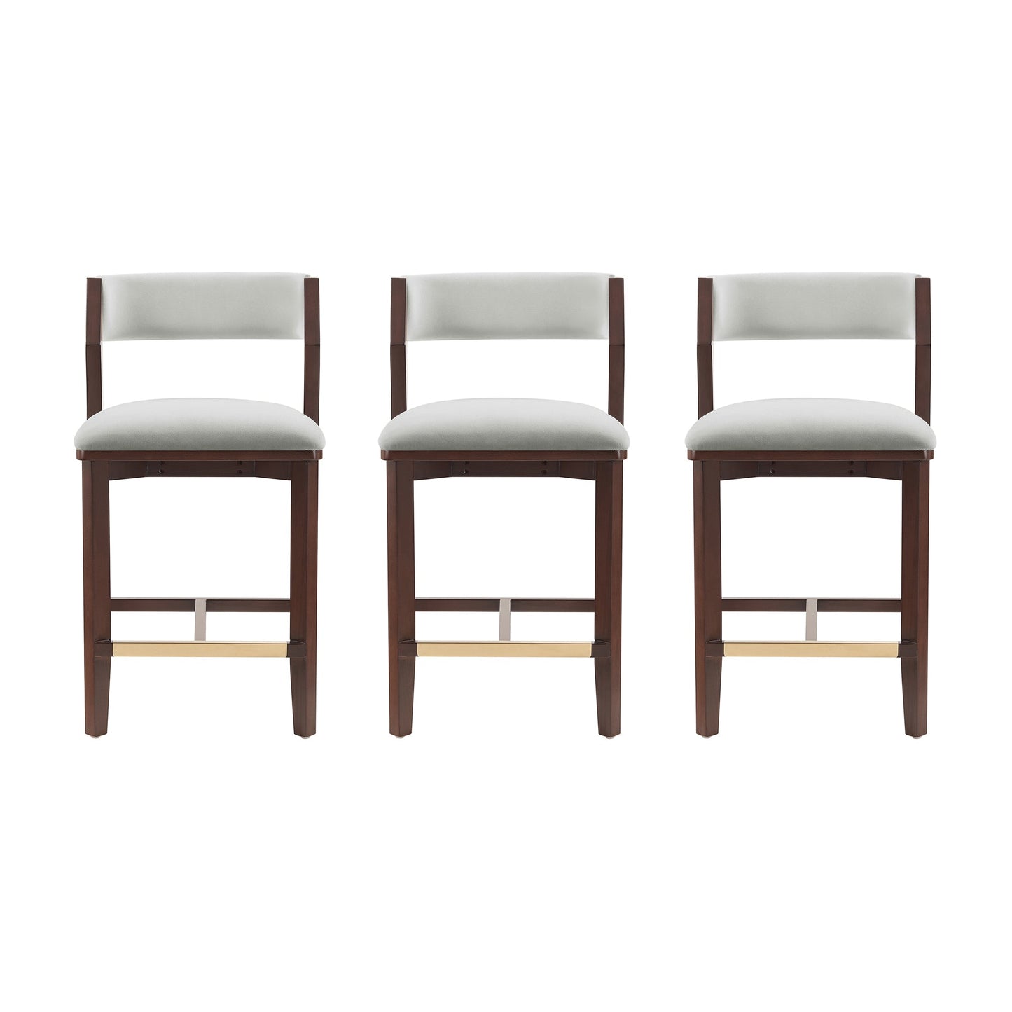 Manhattan Comfort Patricia Counter Stool - Set of 3