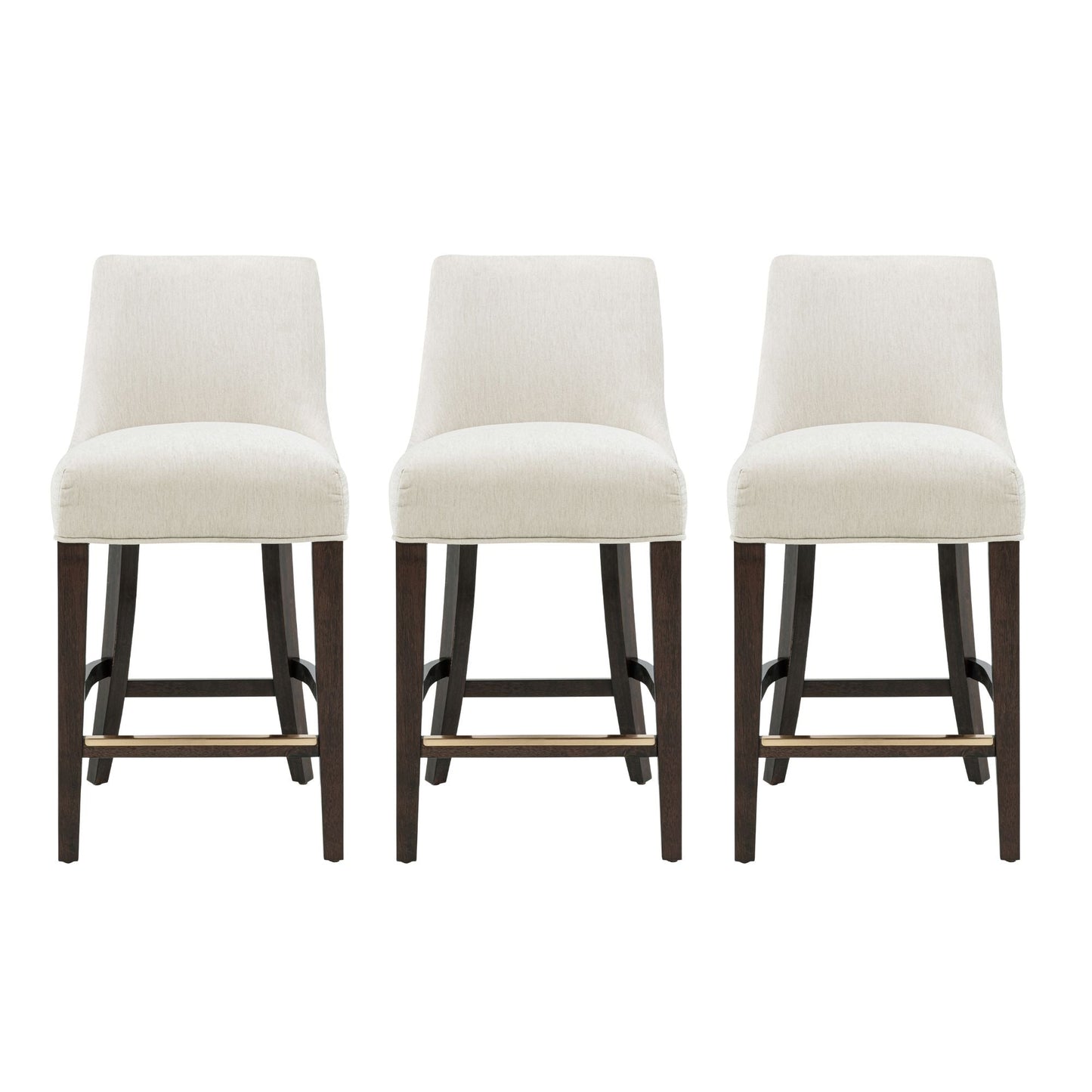 Manhattan Comfort Beever Counter Stool - Set of 3