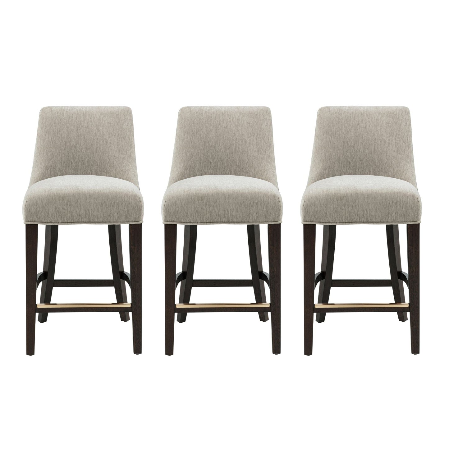 Manhattan Comfort Beever Counter Stool - Set of 3