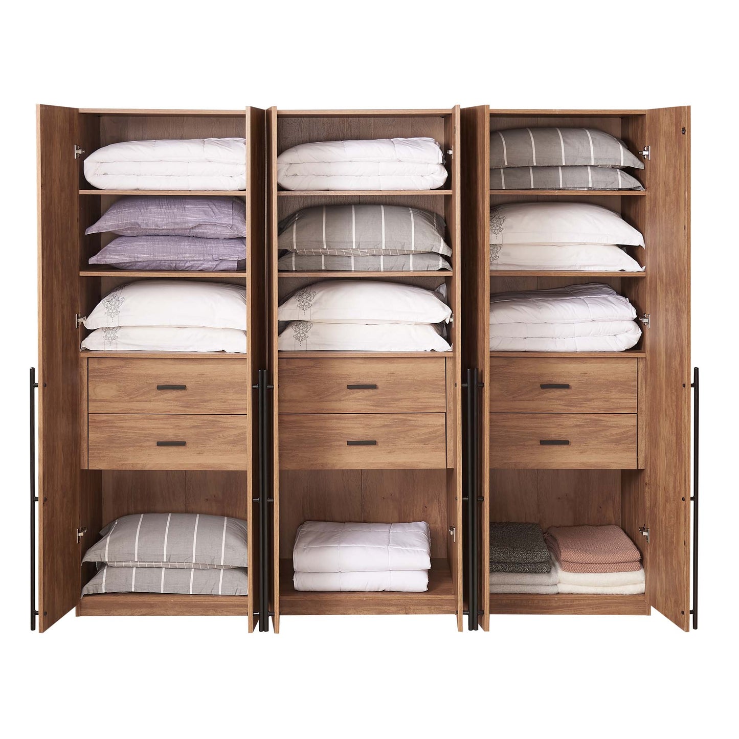Manhattan Comfort Lee Wardrobe Closet 1.0 - Set of 3