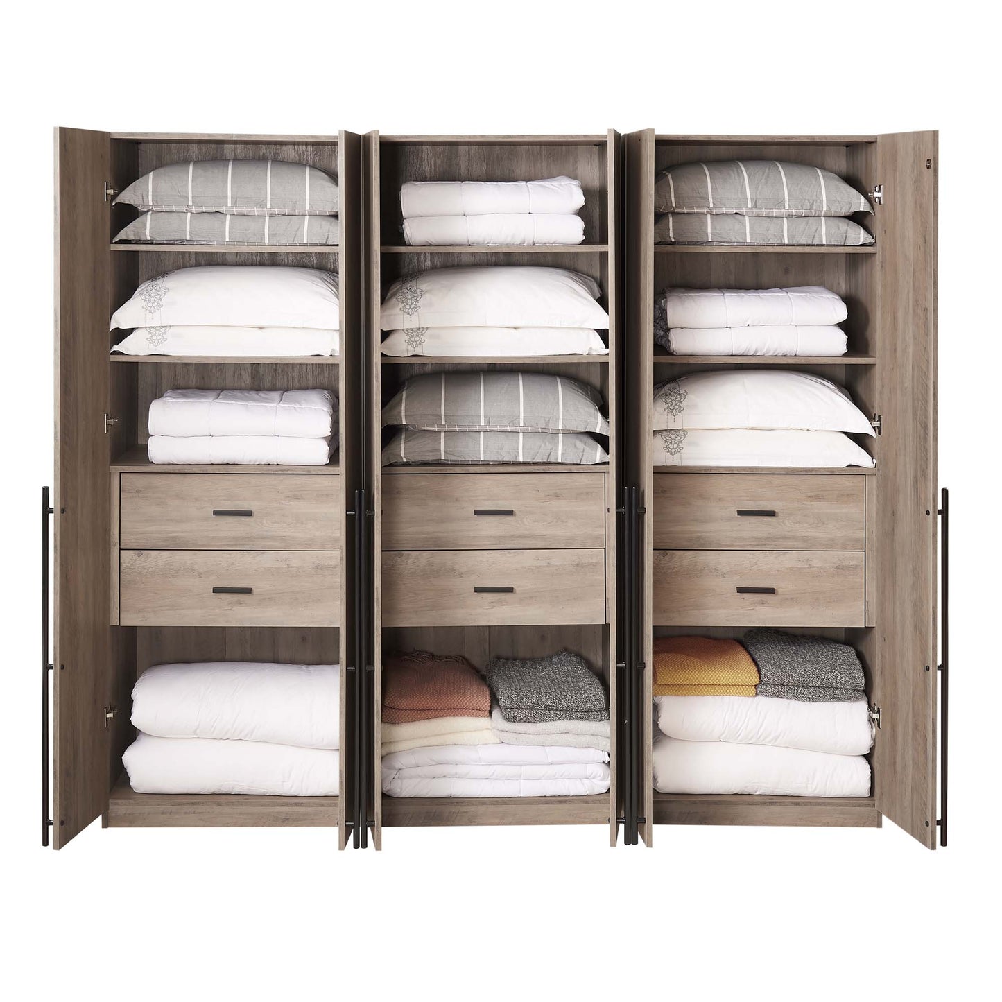 Manhattan Comfort Lee Wardrobe Closet 1.0 - Set of 3