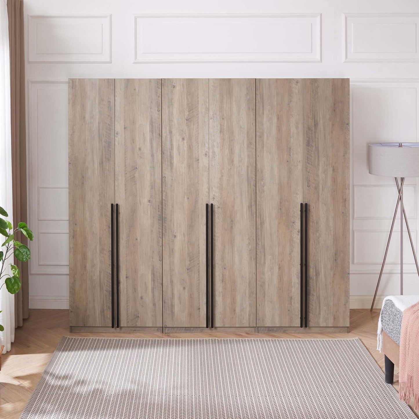 Manhattan Comfort 3-Piece Lee Wardrobe Closet 1.0, 2.0, and 3.0