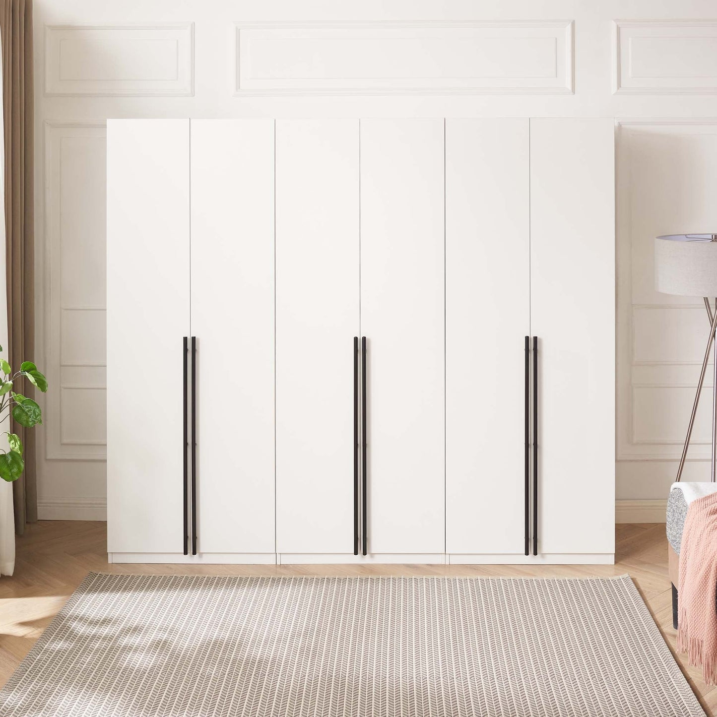 Manhattan Comfort 3-Piece Lee Wardrobe Closet 1.0, 2.0, and 3.0