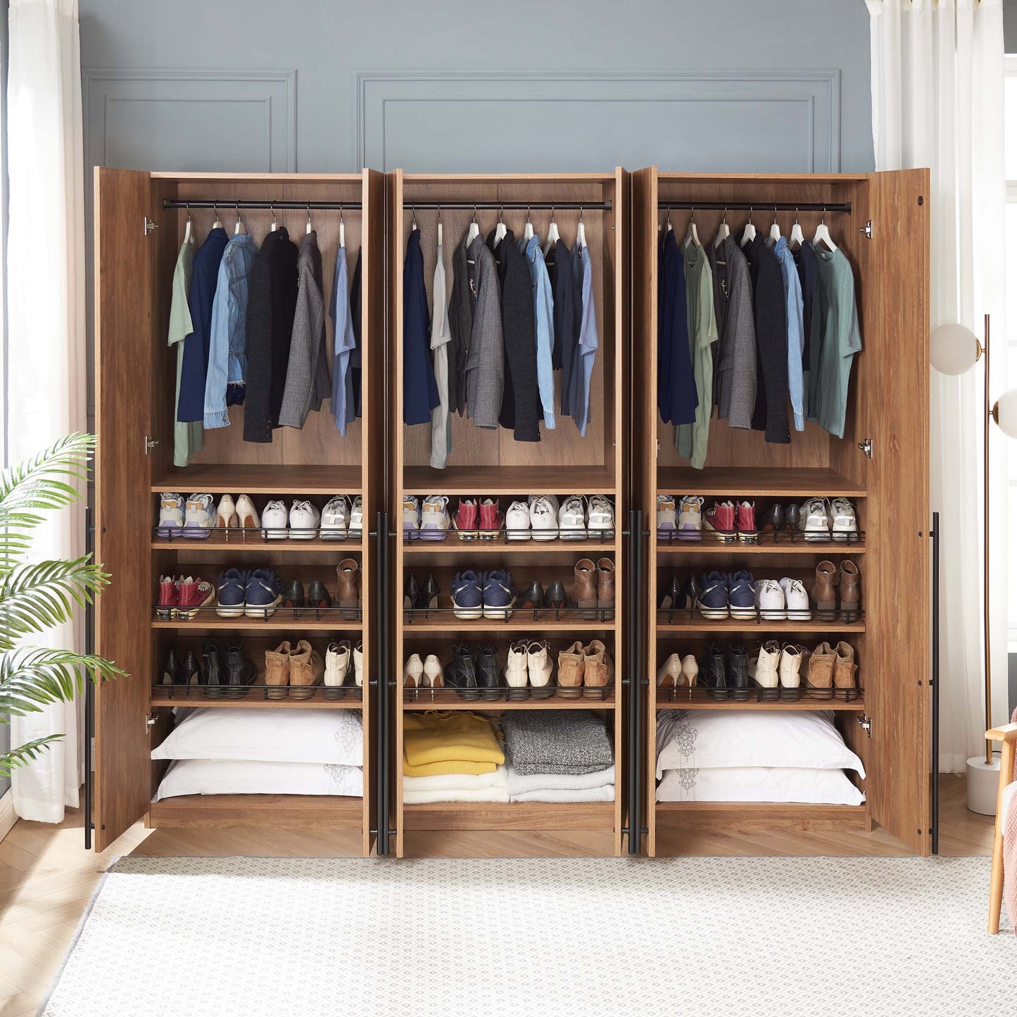 Manhattan Comfort Lee Wardrobe Closet 3.0 - Set of 3