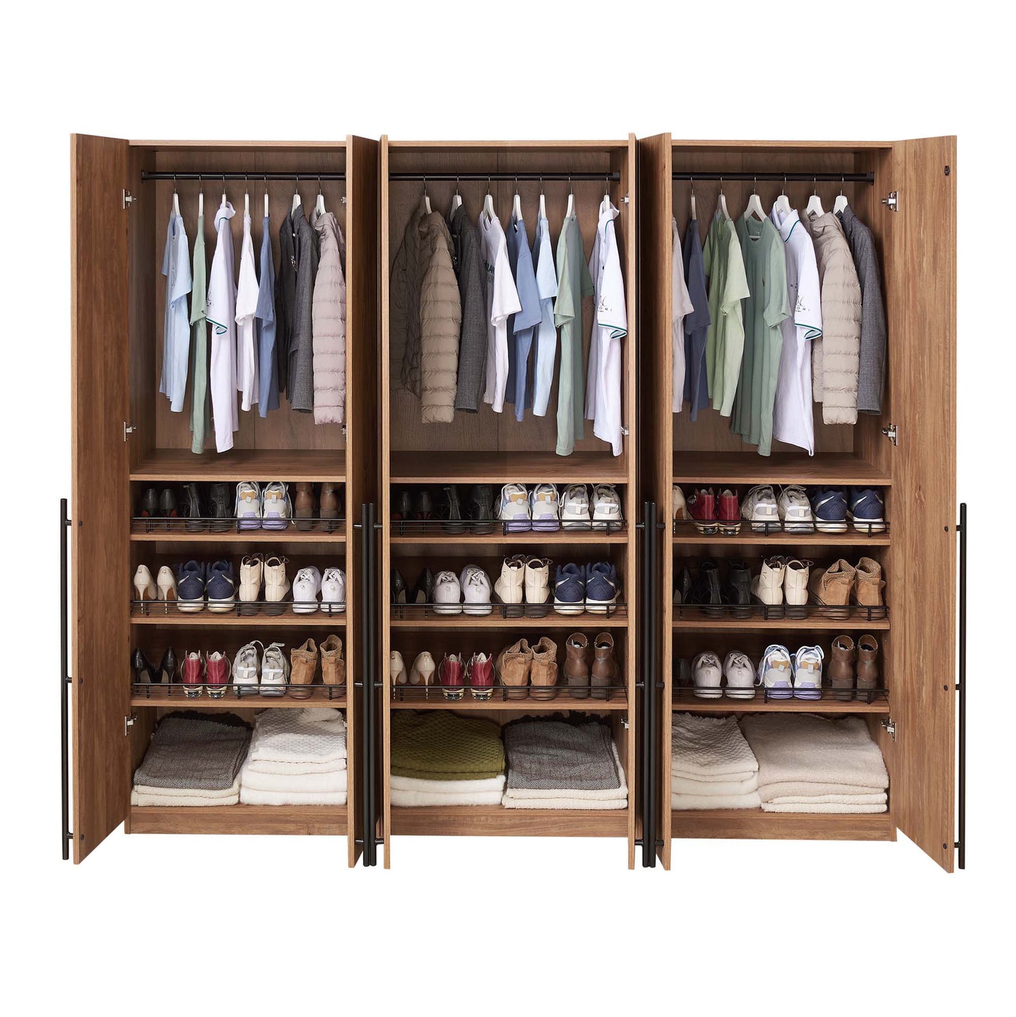 Manhattan Comfort Lee Wardrobe Closet 3.0 - Set of 3