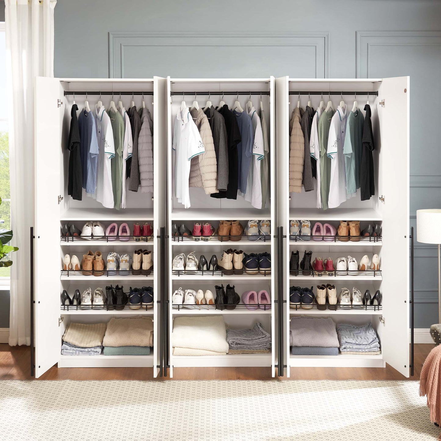 Manhattan Comfort Lee Wardrobe Closet 3.0 - Set of 3