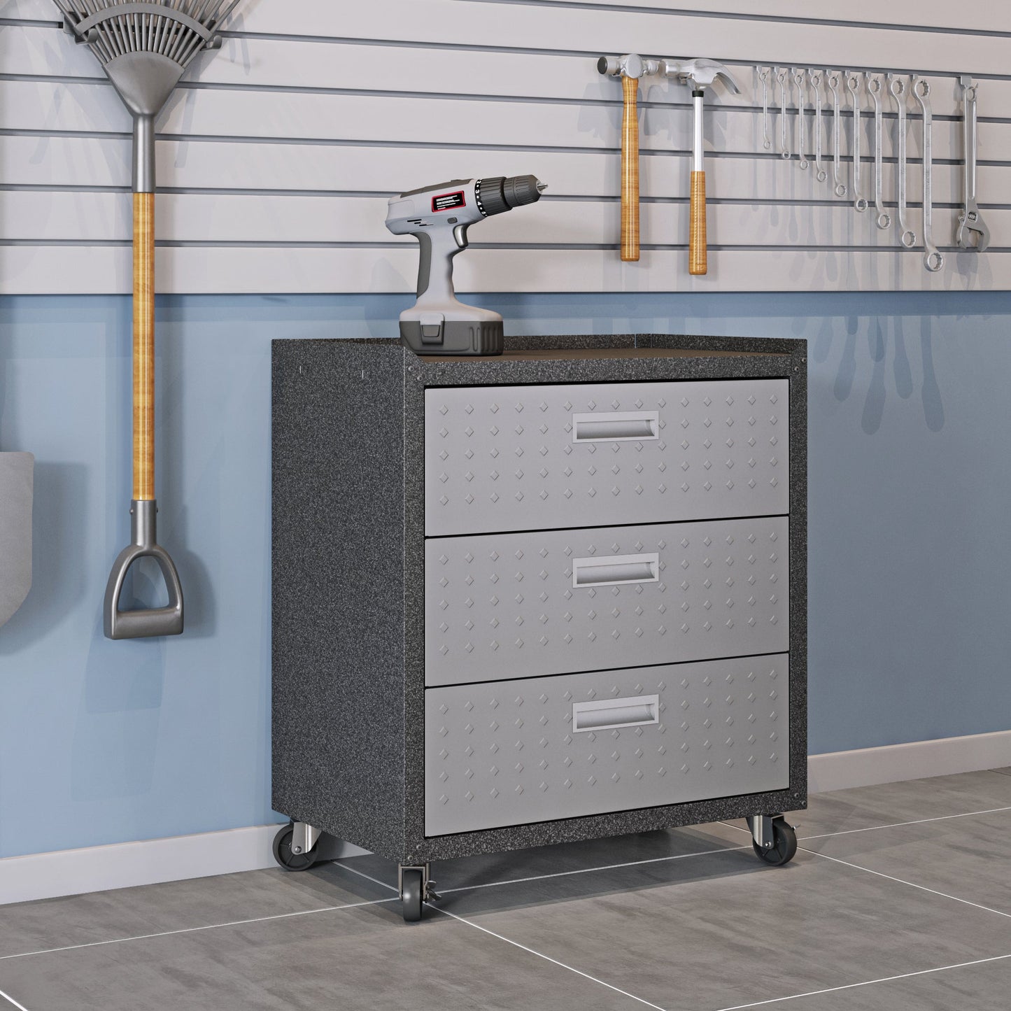 Manhattan Comfort Fortress Garage Cabinet