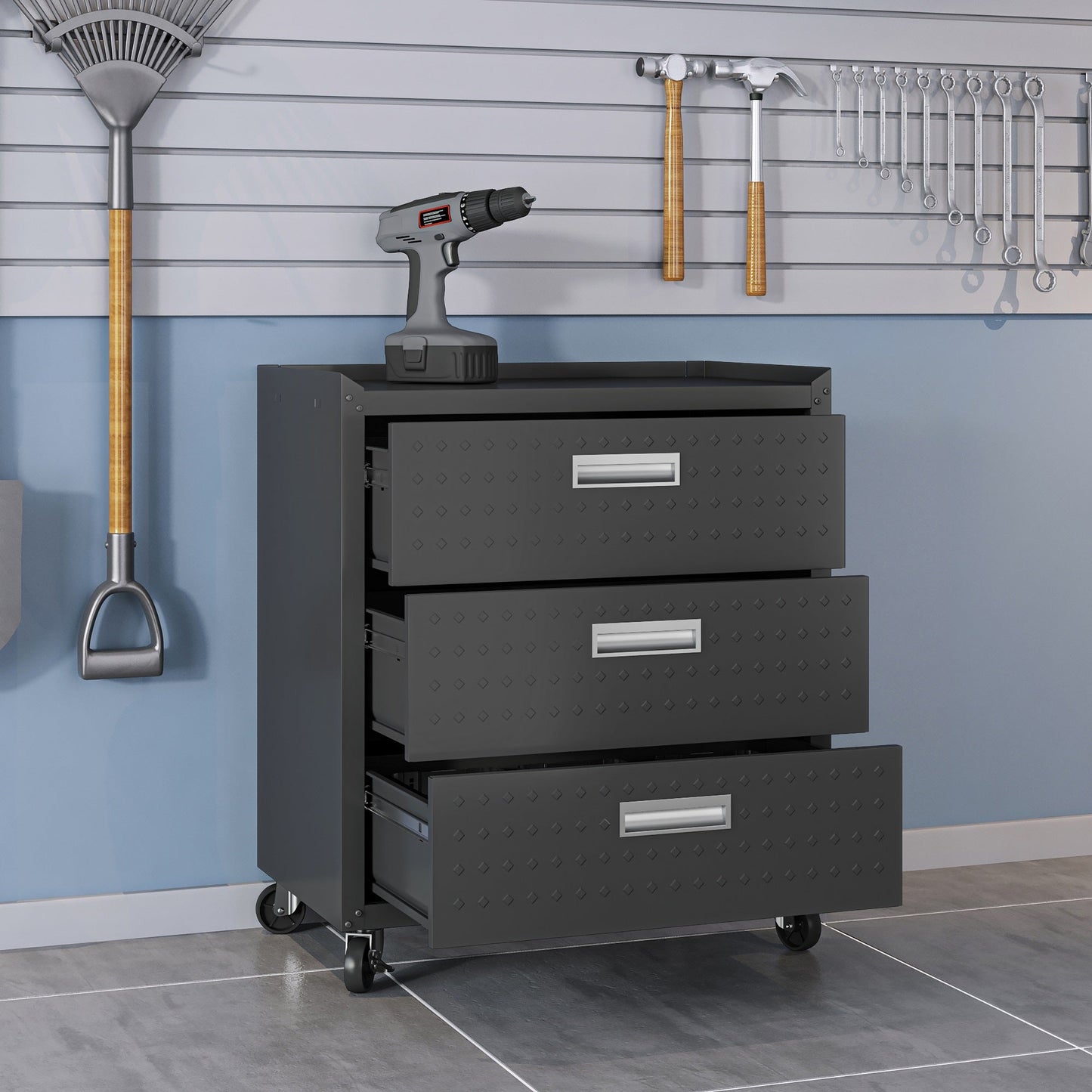 Manhattan Comfort Fortress Garage Cabinet