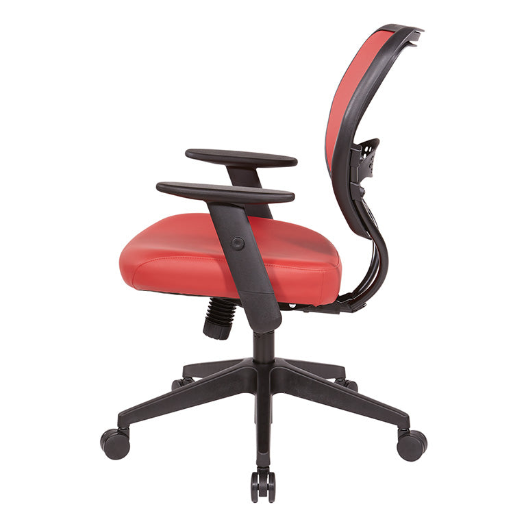Silver Ion Technology* Dillon Seat and Back Task Chair with Adjustable Angled
Arms and Angled Nylon Base