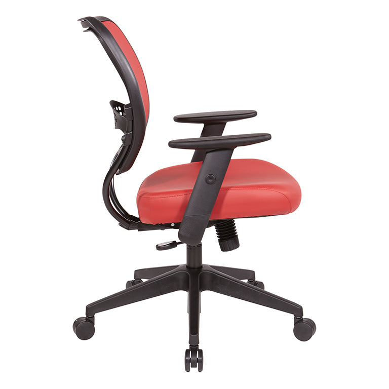 Silver Ion Technology* Dillon Seat and Back Task Chair with Adjustable Angled
Arms and Angled Nylon Base