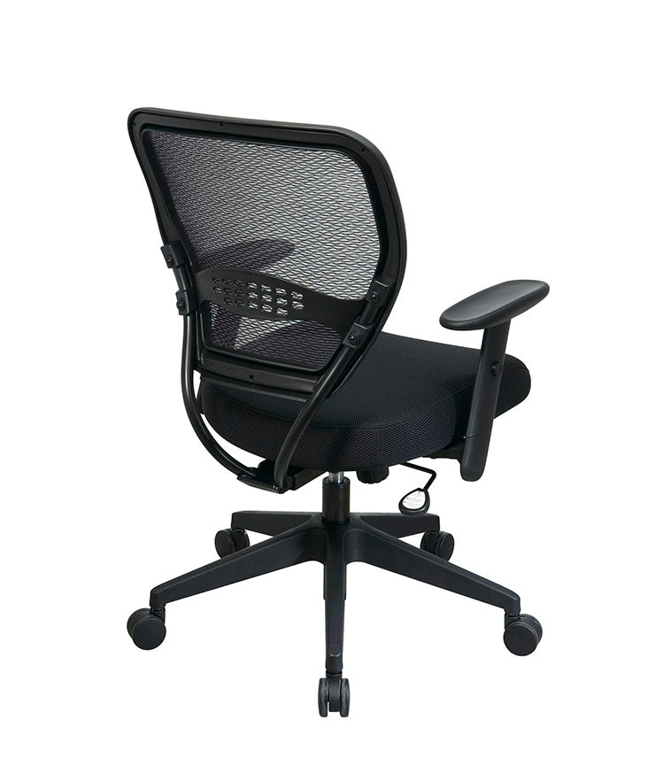Air Grid® Back and Black Mesh Seat, Adjustable Angled Arms and Angled Nylon
Base