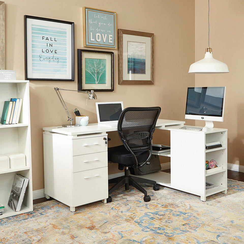 Air Grid® Back and Black Mesh Seat, Adjustable Angled Arms and Angled Nylon
Base