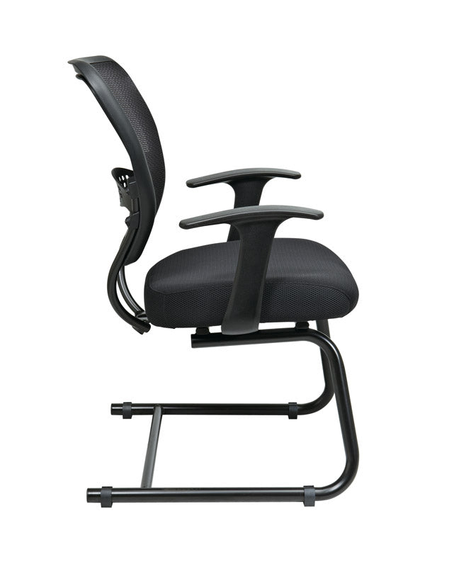 Professional Air Grid® Back Visitor’s Chair with Black Mesh Seat, Fixed Arms and
Sled Base
