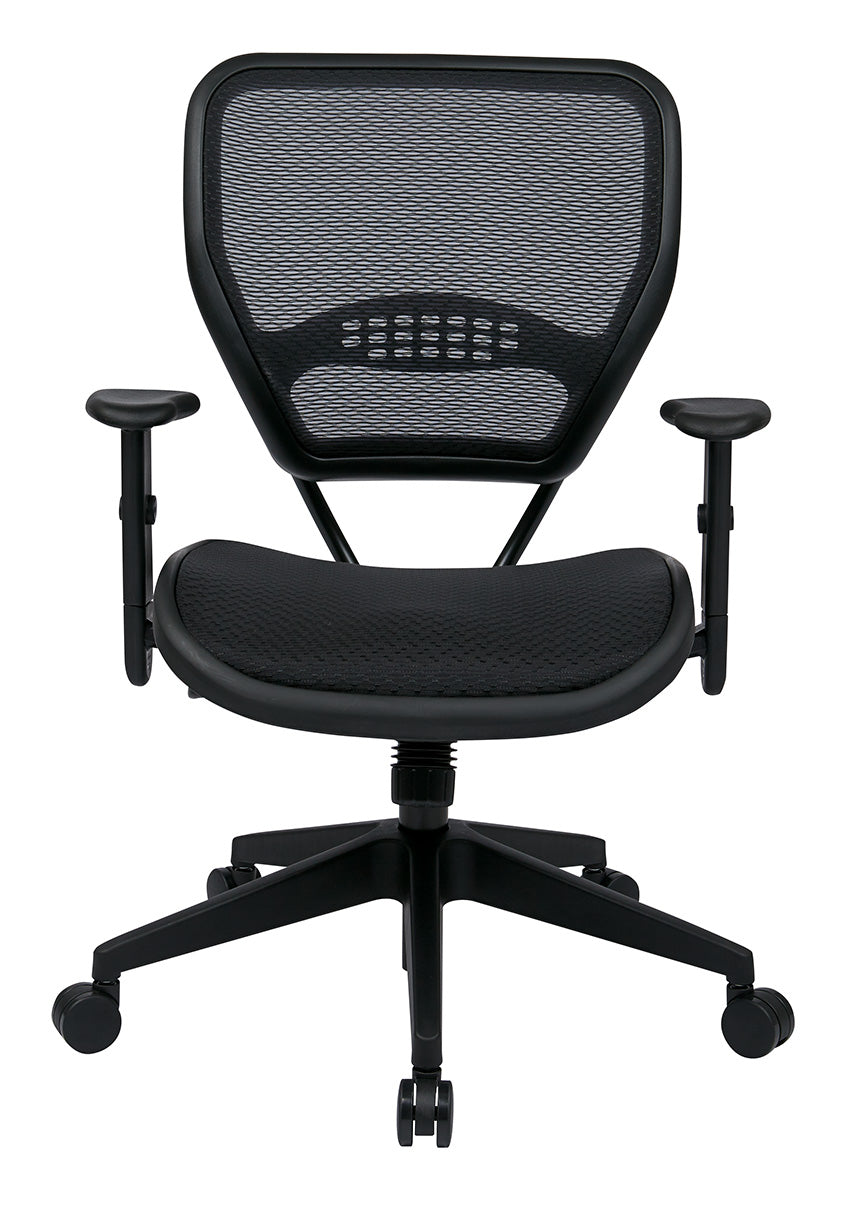 Air Grid® Seat and Back Manager’s Chair with Adjustable Angled Arms and Angled
Nylon Base
