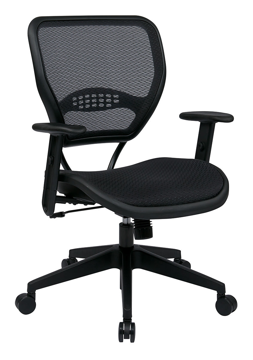 Air Grid® Seat and Back Manager’s Chair with Adjustable Angled Arms and Angled
Nylon Base