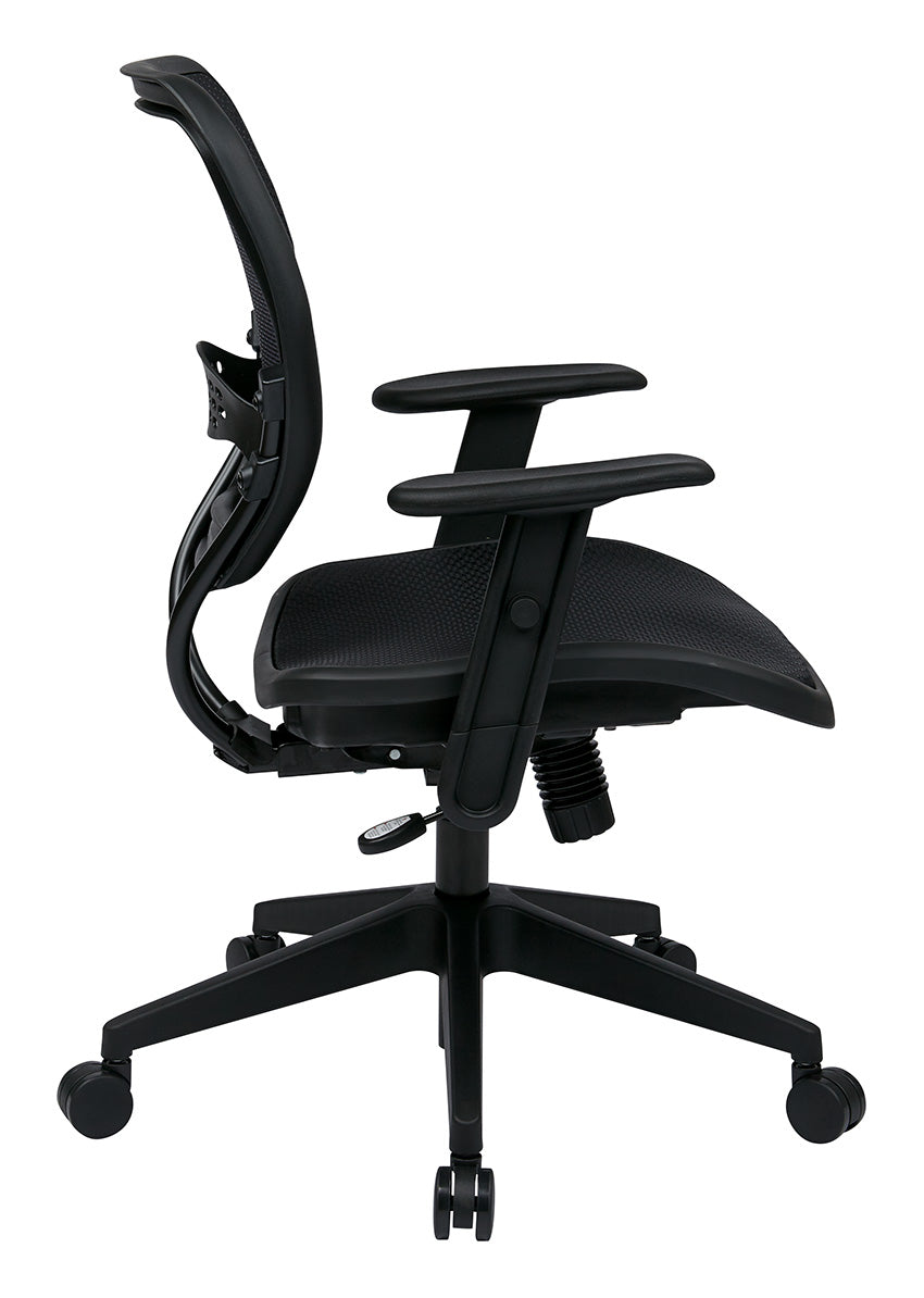 Air Grid® Seat and Back Manager’s Chair with Adjustable Angled Arms and Angled
Nylon Base