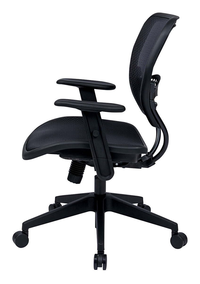 Air Grid® Seat and Back Manager’s Chair with Adjustable Angled Arms and Angled
Nylon Base