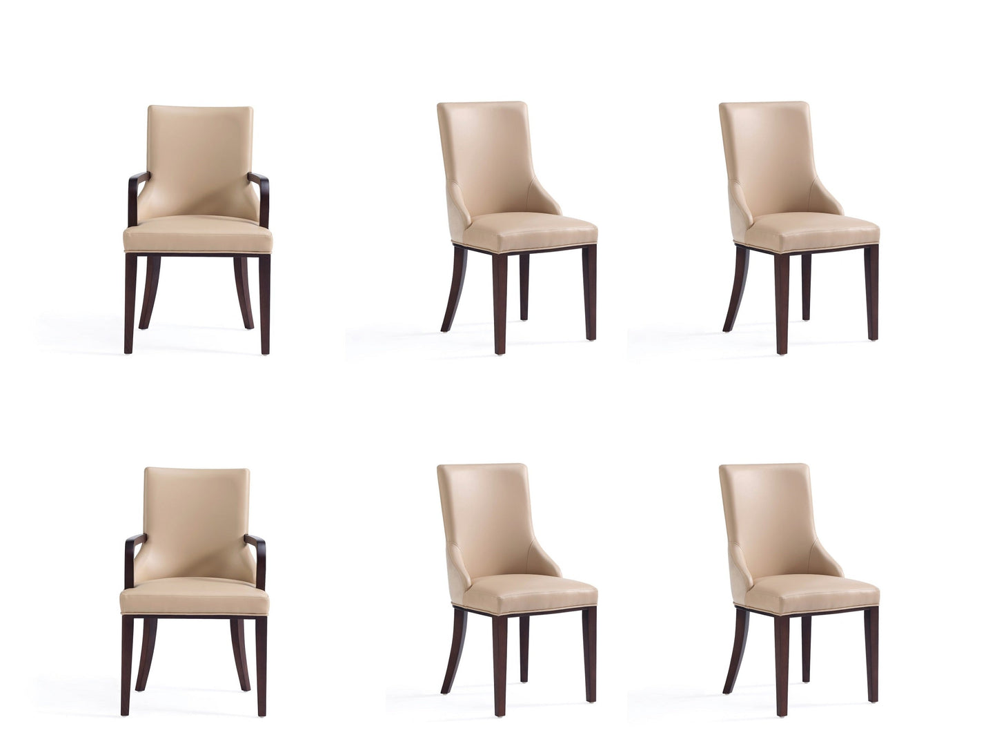 Manhattan Comfort 6-Piece Shubert Dining Chair Set