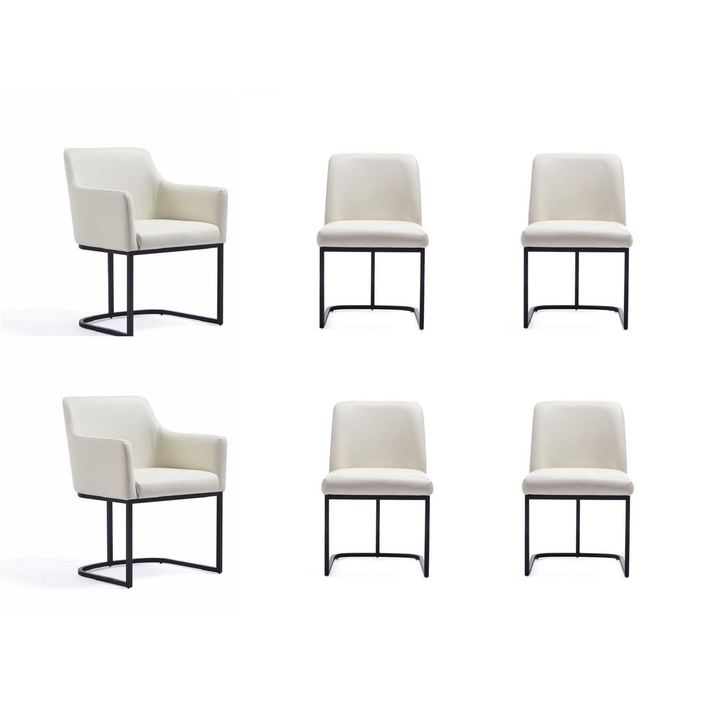 Manhattan Comfort 6-Piece Serena Dining Set