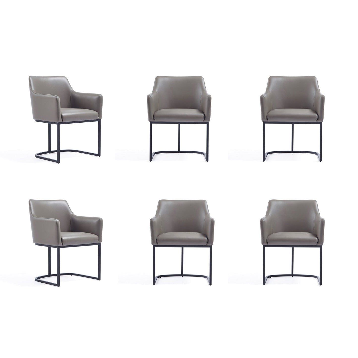 Manhattan Comfort 6-Piece Serena Dining Set
