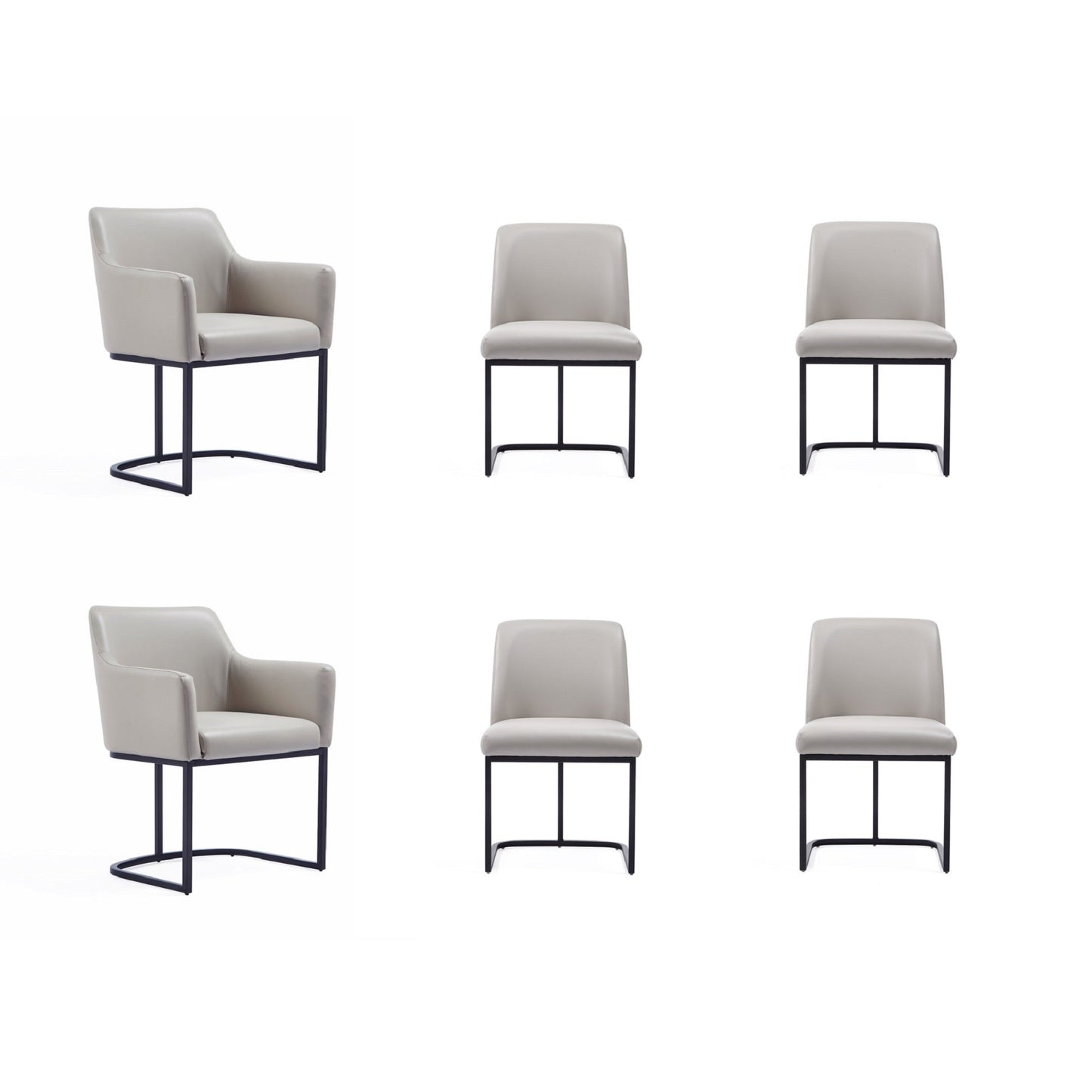 Manhattan Comfort 6-Piece Serena Dining Set