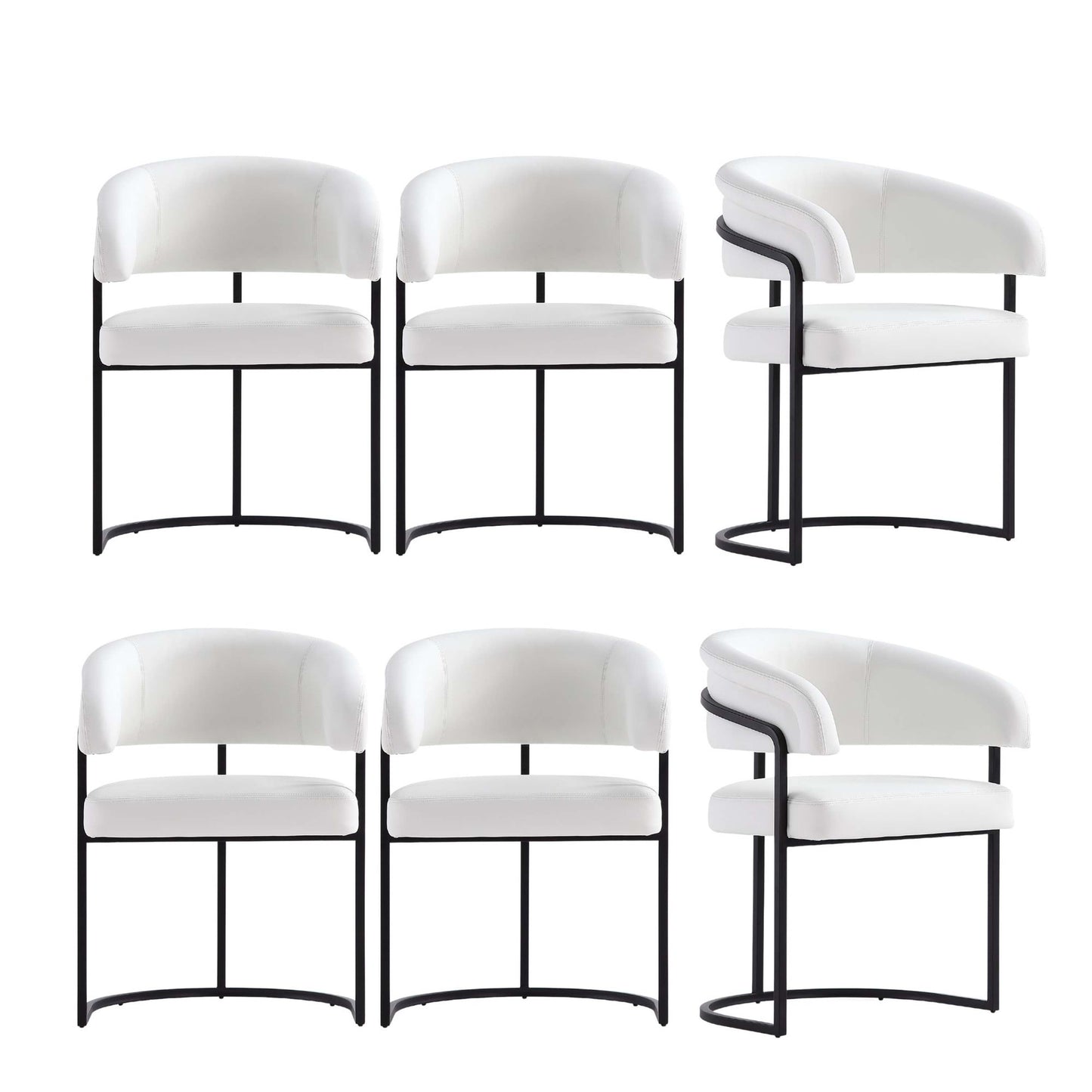 Manhattan Comfort Augusta Dining Chair - Set of 6