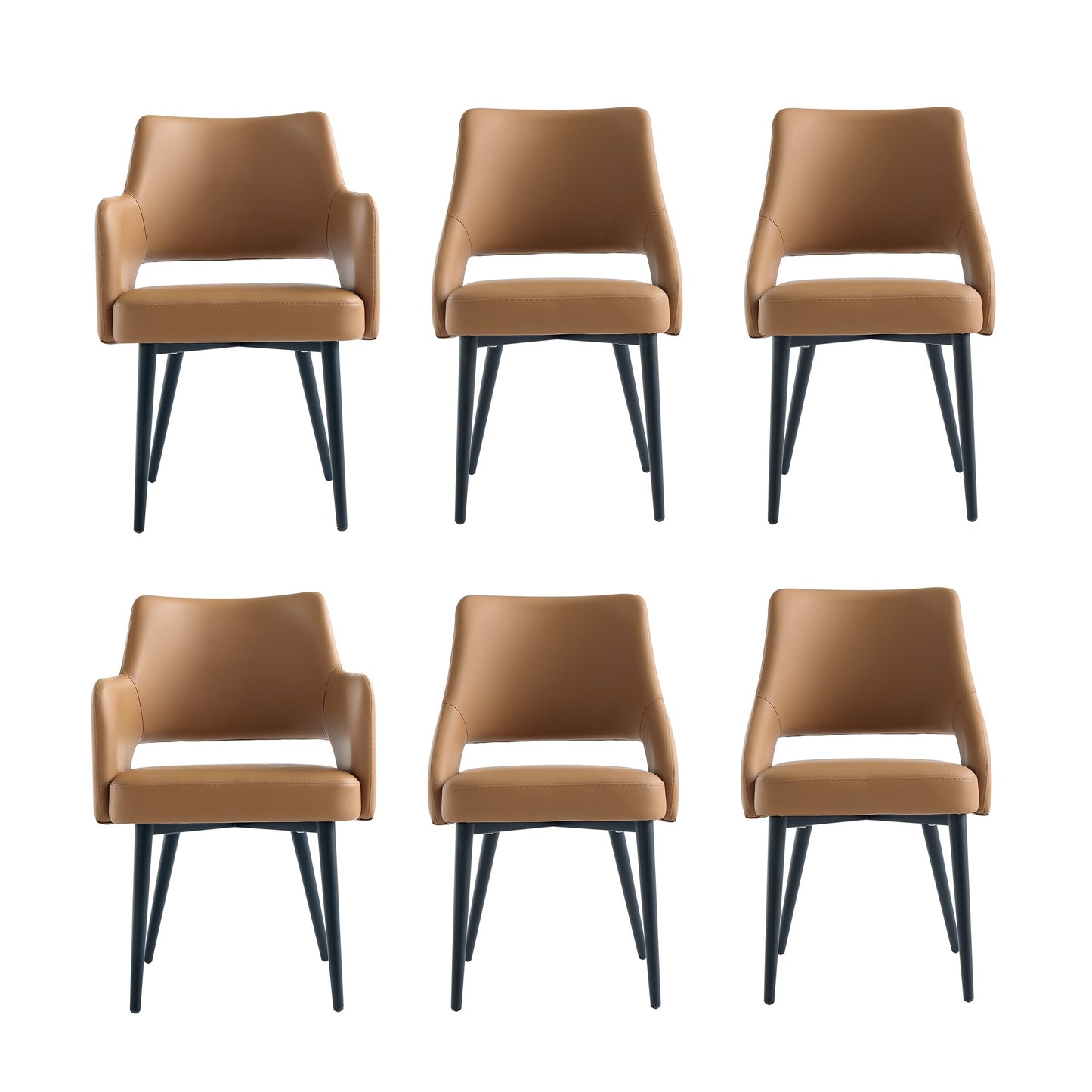 Manhattan Comfort 6-Piece Tremont Dining Chair