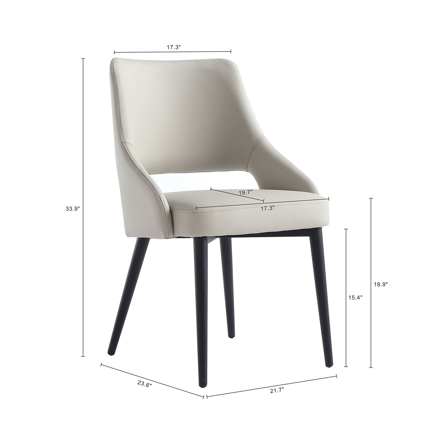 Manhattan Comfort 6-Piece Tremont Dining Chair